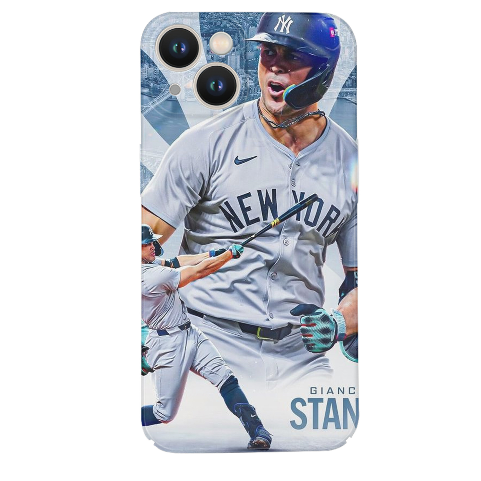 Giancarlo Stanton 24 IPhone 14 Series Full-Cover Hard Case – Shockproof With Raised Camera Protection – Precise Cutouts, Wireless Charging Compatible – Durable, Anti-Yellowing, Easy To Clean